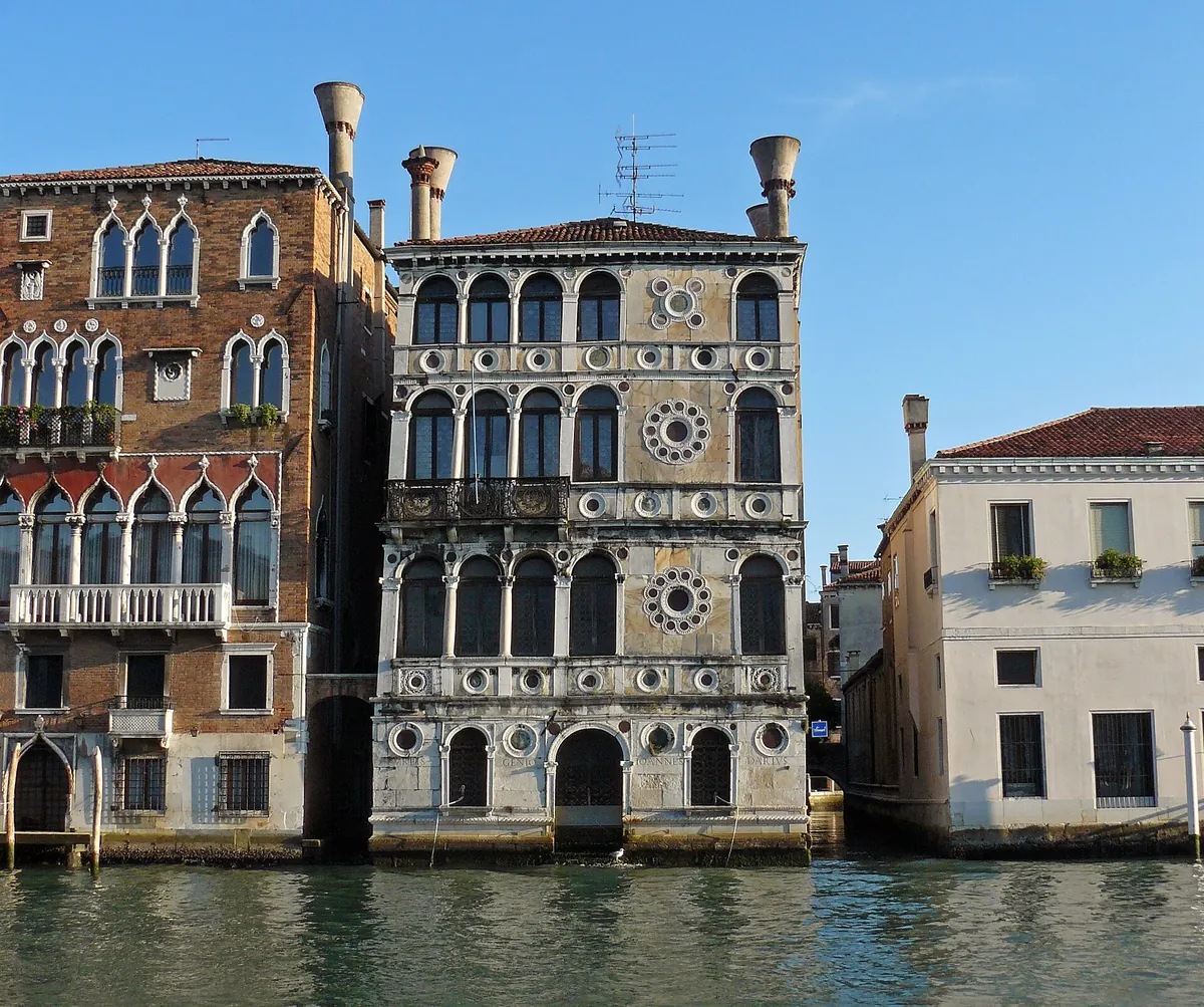 Renesansowa fasada Ca’ Dario nad Canal Grande