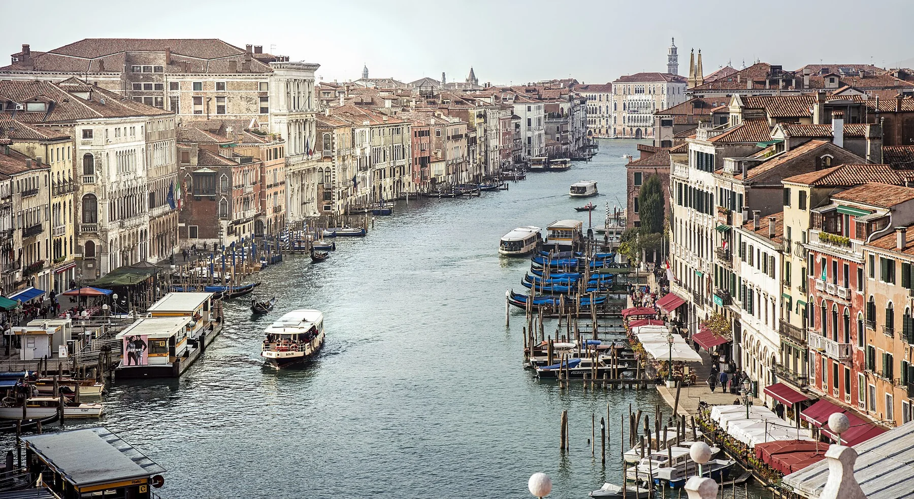 See the Grand Canal by vaporetto